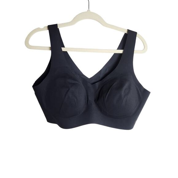 Honeylove Other - Honeylove V Neck Bra black sz 1X removable cups wire free lift comfort shaping